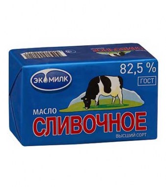 Масло Сливочное Экомилк 450 гр