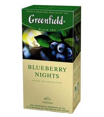 Гринфилд Bluberry Nights 25 пакетиков