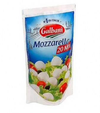 Сыр Моцарелла Мини Гальбани 38% 150гр
